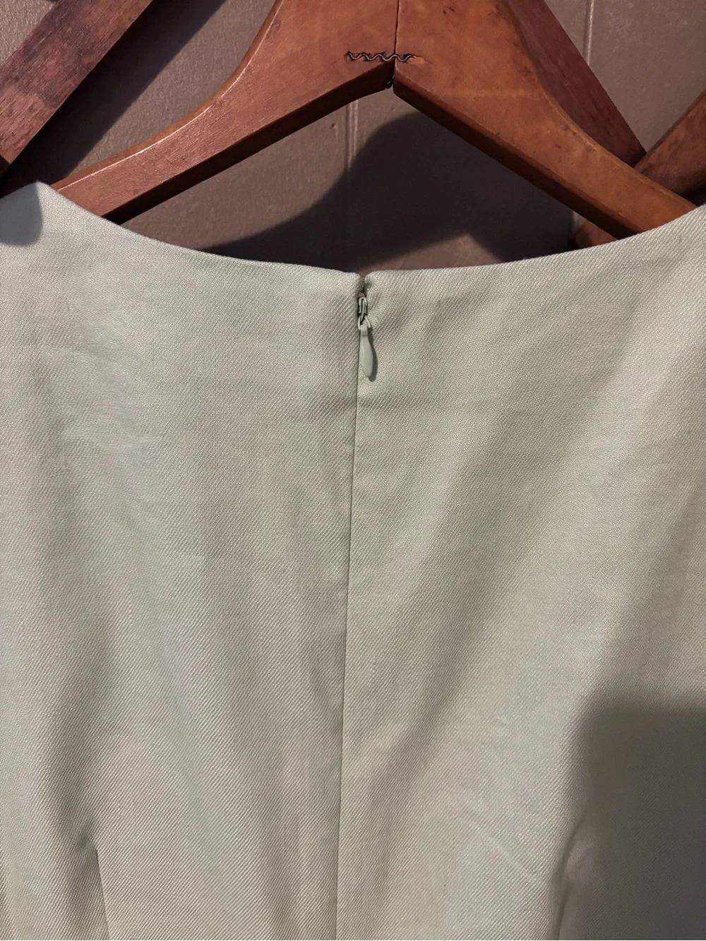 Ann Taylor Light Mint Cap-Sleeve Sheath Dress